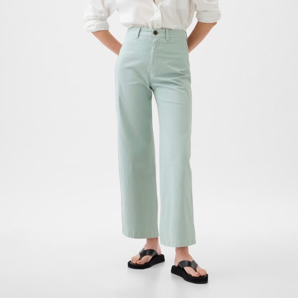 Gap High Stride Wide Leg Pants